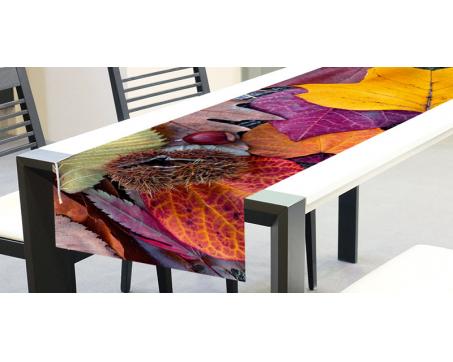 Ubrusy - Běhoun na stůl Podzimní listí 40 x 140 cm