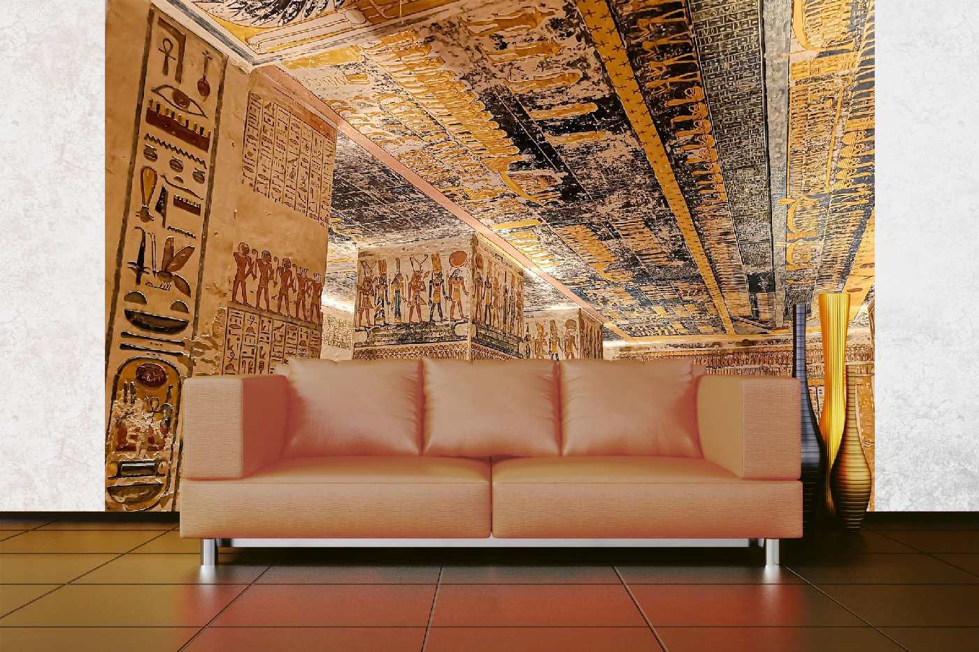 Samolepicí vliesová fototapeta Hrobka faraona 375 x 250 cm