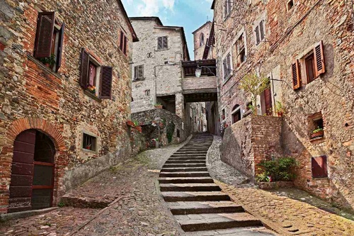 Vliesová fototapeta Arezzo Toskánsko 375 x 250 cm