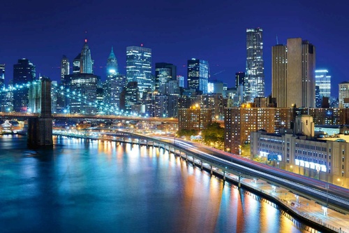 Vliesová fototapeta Financial District, Manhattan 375 x 250 cm