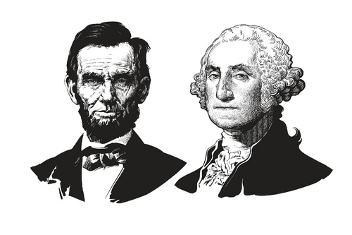 Vliesová fototapeta Američtí prezidenti 375 x 250 cm