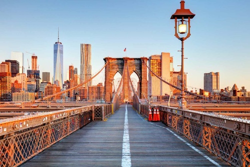 Vliesová fototapeta Brooklyn Brigde s Manhattanem 375 x 250 cm